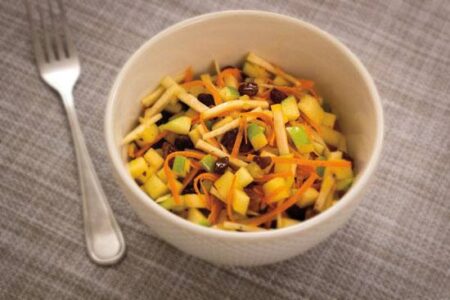 Celeriac and Apple Salad with Honey Vinaigrette Recipe Image